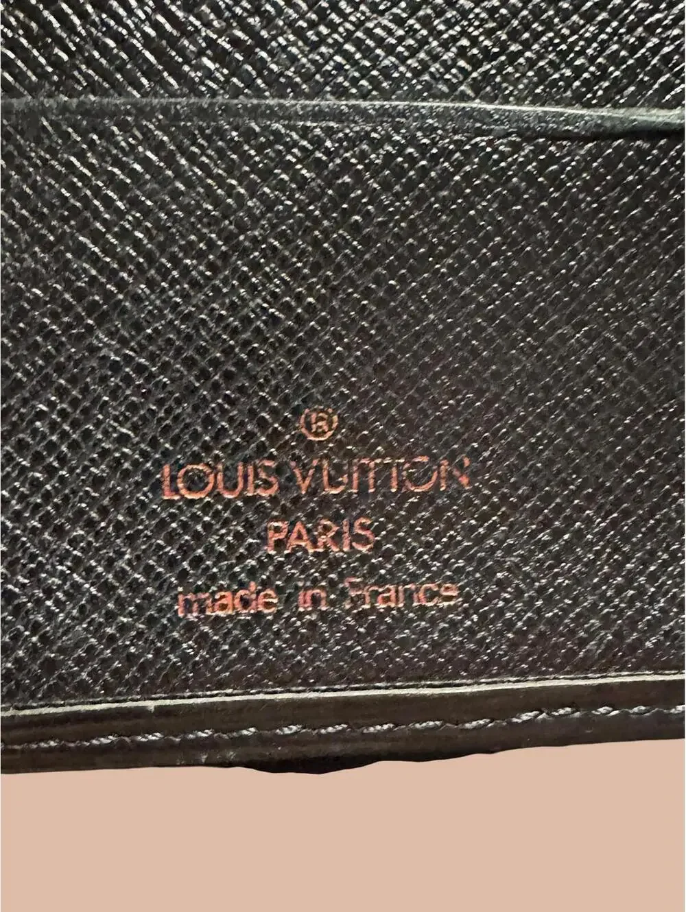 Louis Vuitton Black Epi Leather Bifold Wallet
